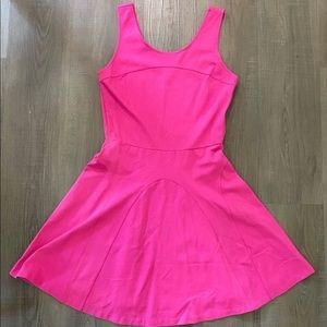 Love…ady Like-new Pink Fit & Flare Skater Dress,S